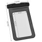 Husa impermeabila smartphone 7 inch, fereastra transparenta, protectie carduri, bani, 20,2x11,5 cm Husa impermeabila smartphone 7 inch, fereastra transparenta, protectie carduri, bani, 20,2x11,5 cm