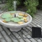 Fantana solara de gradina, 4 jeturi interschimbabile, inaltime 30-60 cm, panou 7V 1.8W, 180 L/h Fantana solara de gradina, 4 jeturi interschimbabile, inaltime 30-60 cm, panou 7V 1.8W, 180 L/h