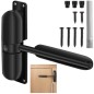 Amortizor automat pentru usi si porti, greutate maxima 60 kg, ajustabil, 11.5x3.3x2.5 cm, negru Amortizor automat pentru usi si porti, greutate maxima 60 kg, ajustabil, 11.5x3.3x2.5 cm, negru