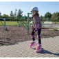 Role reglabile 4in1 pentru copii 30-33, prindere velcro, marime reglabila, sireturi, frana, ABEC5, roz Role reglabile 4in1 pentru copii 30-33, prindere velcro, marime reglabila, sireturi, frana, ABEC5, roz