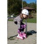 Role reglabile 4in1 pentru copii 30-33, prindere velcro, marime reglabila, sireturi, frana, ABEC5, roz Role reglabile 4in1 pentru copii 30-33, prindere velcro, marime reglabila, sireturi, frana, ABEC5, roz