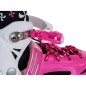 Role reglabile 4in1 pentru copii 30-33, prindere velcro, marime reglabila, sireturi, frana, ABEC5, roz Role reglabile 4in1 pentru copii 30-33, prindere velcro, marime reglabila, sireturi, frana, ABEC5, roz
