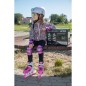 Role reglabile 4in1 pentru copii 30-33, prindere velcro, marime reglabila, sireturi, frana, ABEC5, roz Role reglabile 4in1 pentru copii 30-33, prindere velcro, marime reglabila, sireturi, frana, ABEC5, roz