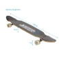 Skateboard Insect, maxim 100 kg, 80A, ABEC7, 109x26x14 cm, roti din poliuretan, placa din lemn cu 9 straturi Skateboard Insect, maxim 100 kg, 80A, ABEC7, 109x26x14 cm, roti din poliuretan, placa din lemn cu 9 straturi