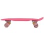 Skateboard pentru copii, 22 inch, roti cu iluminare LED, 82A, ABEC7, 56x14,5x10x1,5cm, roz