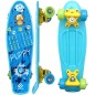Skateboard pentru copii, Puppy, 608Z, 42x12,5x8x1,5 cm, albastru
