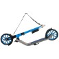 Trotineta reglabila pentru copii, Numbers, aparatoare noroi, cric sustinere, maxim 100 kg, 82x47x102,5 cm, albastru/negru Trotineta reglabila pentru copii, Numbers, aparatoare noroi, cric sustinere, maxim 100 kg, 82x47x102,5 cm, albastru/negru