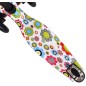 Trotineta pentru copii, pliabila, dimensiune reglabila, aparatoare noroi, LED, ABEC7, 82A, 3 roti, multicolor, 3 ani+