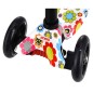 Trotineta pentru copii, pliabila, dimensiune reglabila, aparatoare noroi, LED, ABEC7, 82A, 3 roti, multicolor, 3 ani+