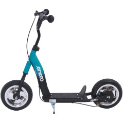 Trotineta Ghost Raider Junior, manere ergonomice, frana picior, cric sustinere, verde