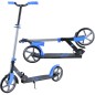Trotineta pliabila Best boys team 200mm, aparatoare noroi, cric sustinere, ABEC7, 88x46,5x109cm, albastru