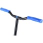 Trotineta pliabila Best boys team 200mm, aparatoare noroi, cric sustinere, ABEC7, 88x46,5x109cm, albastru