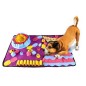 Covoras interactiv de adulmecare, 70x50 cm, hranire lenta si joaca, multicolor Covoras interactiv de adulmecare, 70x50 cm, hranire lenta si joaca, multicolor