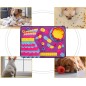 Covoras interactiv de adulmecare, 70x50 cm, hranire lenta si joaca, multicolor Covoras interactiv de adulmecare, 70x50 cm, hranire lenta si joaca, multicolor