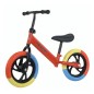 Bicicleta fara pedale, roti spuma EVA, capacitate maxima 35 kg, cadru rosu