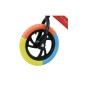 Bicicleta fara pedale, roti spuma EVA, capacitate maxima 35 kg, cadru rosu