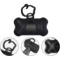 Set 1400 saculeti biodegradabili pentru animalul de companie + dispenser forma os, negru