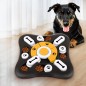 Puzzle recompense caini, 16 compartimente, buton efect sonor, hranire lenta, baza anti-alunecare Puzzle recompense caini, 16 compartimente, buton efect sonor, hranire lenta, baza anti-alunecare