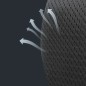 Ham pentru dresaj caini, marimea M, oxford 420D, circumferinta 50-64 cm, reglare in 4 puncte, albastru/gri