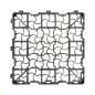 Grila gazon si parcare, geogrid G25, rezistenta 200 tone/mp, 415 x 415 mm