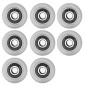 Set 8 role pentru cabina de dus, 23 mm, rulmenti cu bile, silentioase, albe Set 8 role pentru cabina de dus, 23 mm, rulmenti cu bile, silentioase, albe