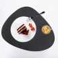Set 8 suporturi farfurii si pahare, impermeabile, rezistente la temperaturi ridicate, PVC negru Set 8 suporturi farfurii si pahare, impermeabile, rezistente la temperaturi ridicate, PVC negru