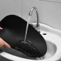 Set 8 suporturi farfurii si pahare, impermeabile, rezistente la temperaturi ridicate, PVC negru Set 8 suporturi farfurii si pahare, impermeabile, rezistente la temperaturi ridicate, PVC negru