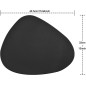 Set 8 suporturi farfurii si pahare, impermeabile, rezistente la temperaturi ridicate, PVC negru Set 8 suporturi farfurii si pahare, impermeabile, rezistente la temperaturi ridicate, PVC negru
