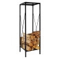 Suport lemne, picioare reglabile, depozitare maxim 100 kg, 110x34x34 cm, otel Suport lemne, picioare reglabile, depozitare maxim 100 kg, 110x34x34 cm, otel