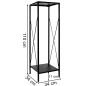 Suport lemne, picioare reglabile, depozitare maxim 100 kg, 110x34x34 cm, otel Suport lemne, picioare reglabile, depozitare maxim 100 kg, 110x34x34 cm, otel