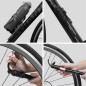 Pompa manuala bicicleta, maxim 7 bar, suport cadru, aluminiu, 16x3 cm Pompa manuala bicicleta, maxim 7 bar, suport cadru, aluminiu, 16x3 cm