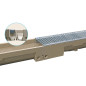 Canal de drenaj din beton polimeric cu grilaj galvanizat A15, 100x120x1000 mm