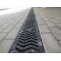 Canal drenaj, gratar din fonta slot S, beton polimeric, B125, 100x120x1000 mm