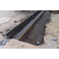 Canal de drenaj liniar, grila din fonta C250, margine din otel 2 mm, lungime 1000 mm