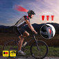 Casca ciclism MTB, 6xLED, marime M, circumferinta 55-58 cm, alimentare baterie, negru Casca ciclism MTB, 6xLED, marime M, circumferinta 55-58 cm, alimentare baterie, negru