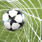 Plasa pentru poarta fotbal, universala, 213x150x90 cm, HDPE, alba