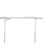 Plasa pentru poarta fotbal, universala, 213x150x90 cm, HDPE, alba