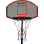 Cos de baschet cu suport si baza, diametru cos 45 cm, inaltime reglabila 179-209 cm, otel si PE, 77.5x16x56.5 cm Cos de baschet cu suport si baza, diametru cos 45 cm, inaltime reglabila 179-209 cm, otel si PE, 77.5x16x56.5 cm