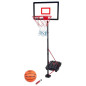 Set de baschet, cos si pompa incluse, inaltime cos 165-205 cm, roti, plasa poliester, suport otel Set de baschet, cos si pompa incluse, inaltime cos 165-205 cm, roti, plasa poliester, suport otel