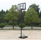 Set reglabil de baschet, panou si baza, diametru cos 45 cm, placa 110x4x75 cm, cadru otel negru Set reglabil de baschet, panou si baza, diametru cos 45 cm, placa 110x4x75 cm, cadru otel negru