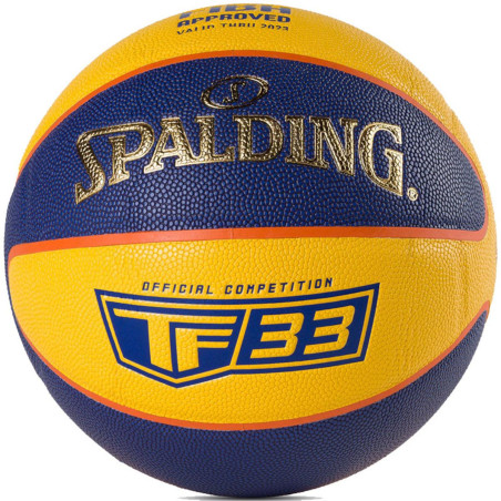 Minge baschet de competitie, SPALDING TF-33 R.6, jocuri 3x3, universala
