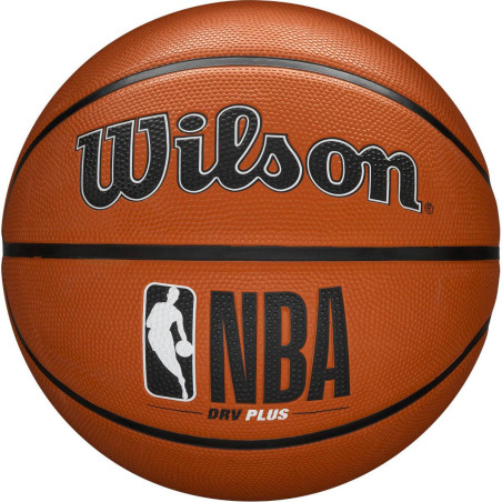 Minge de baschet Wilson, model NBA DRV PLUS, marimea 5, diametru 22 cm, portocalie