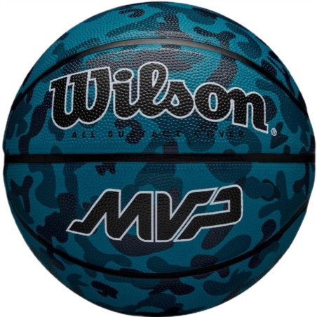 Minge de baschet, marime 7, Wilson MVP, de antrenament, albastru