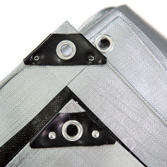 Prelata impermeabila 3x5 m, polietilena 260g/mp, protectie UV+, universala