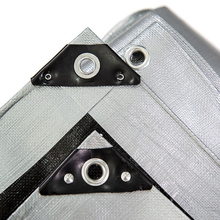 Prelata impermeabila 3x5 m, polietilena 260g/mp, protectie UV+, universala