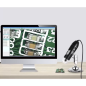 Microscop digital, zoom reglabil 1600x 2 Mpix, 8 LED-uri, foto/video, USB Microscop digital, zoom reglabil 1600x 2 Mpix, 8 LED-uri, foto/video, USB