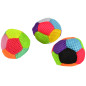Set 3 mingi de jonglat, Zoska, pentru copii si adulti, 6 x 6 x 5 cm, multicolore