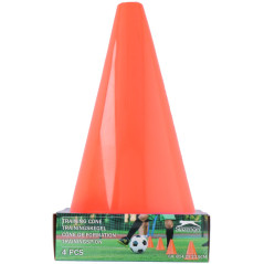 Set 4 conuri pentru antrenament, inaltime 22.5 cm, PVC, pentru uz interior si exterior