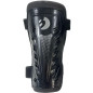 Set 2 aparatori fotbal, marime M/140-170 cm, interior spuma EVA, negru