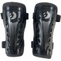 Set 2 aparatori fotbal, marime M/140-170 cm, interior spuma EVA, negru